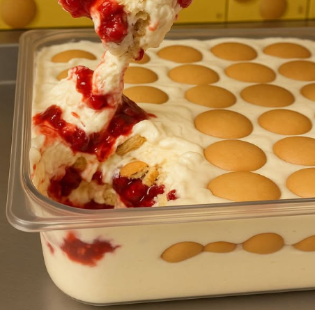 Strawberry Banana Pudding Dessert